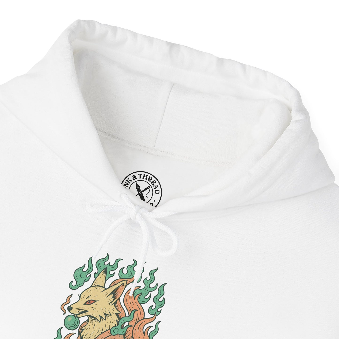 Pale Flame Kitsune Hoodie