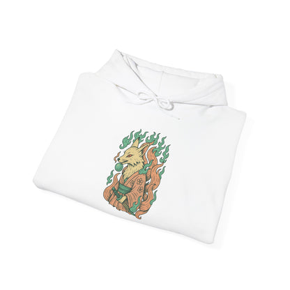 Pale Flame Kitsune Hoodie