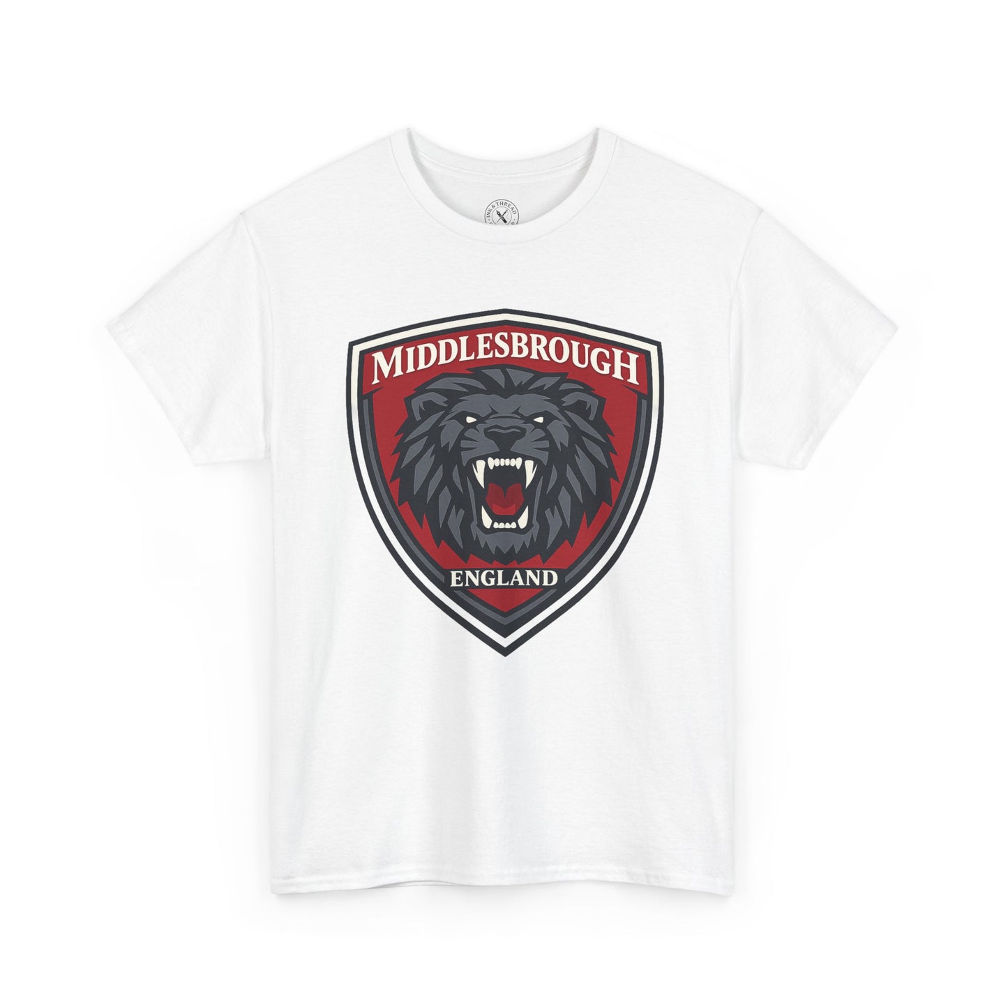 Middlesbrough England Lion Crest