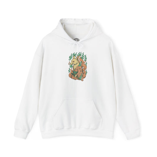 Pale Flame Kitsune Hoodie