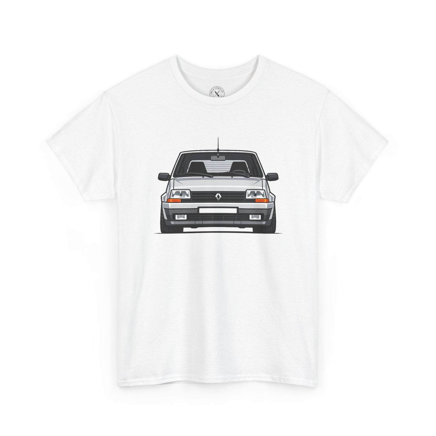 Renault 5 GT Turbo Front White