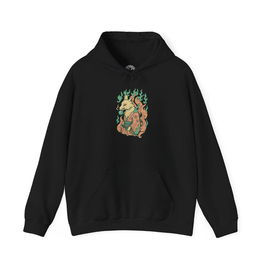 Pale Flame Kitsune Hoodie