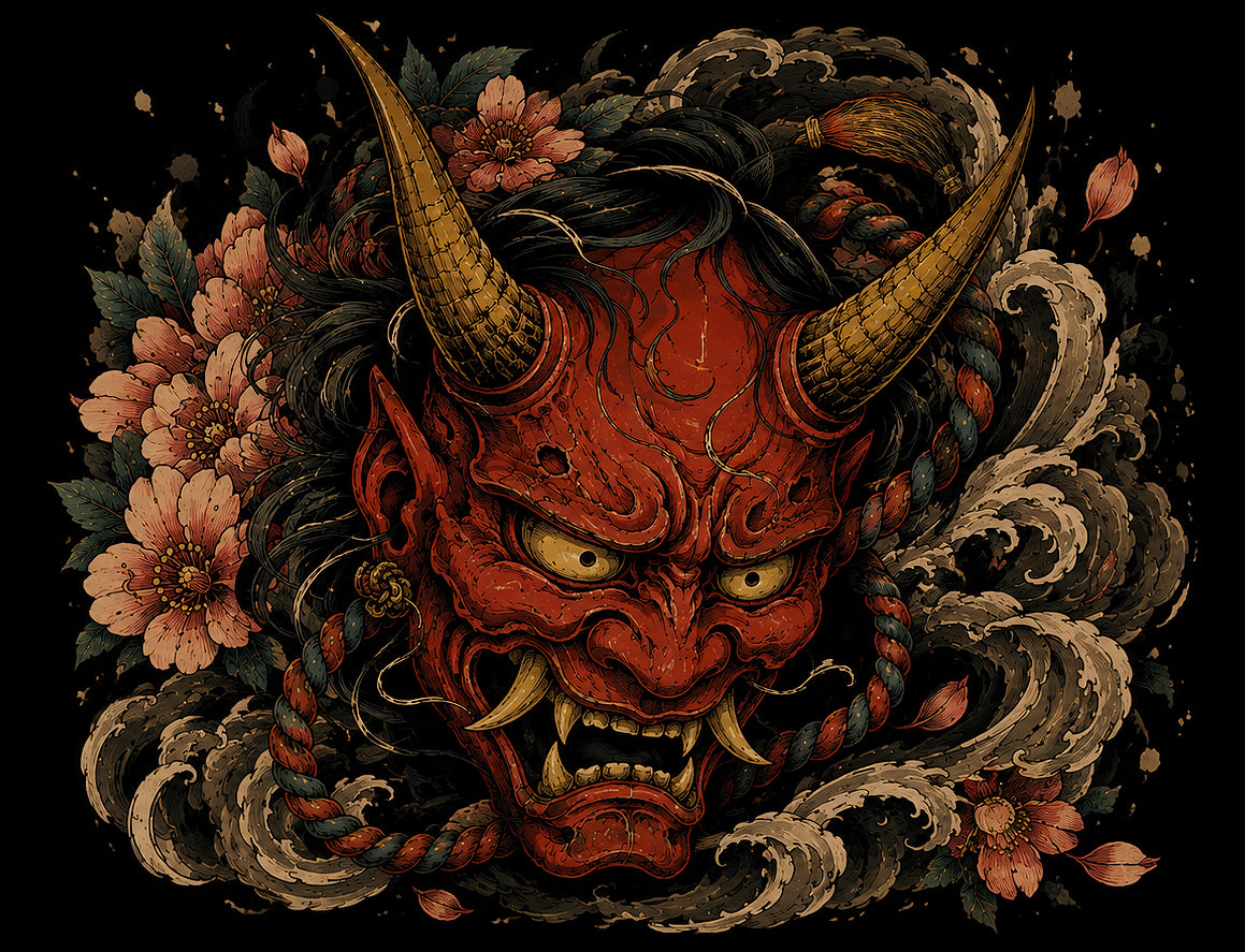 Curse & Katana collection tattoo-flash artwork, Ink & Thread
