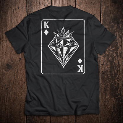 King of Diamonds tattoo-flash design, Ink & Thread