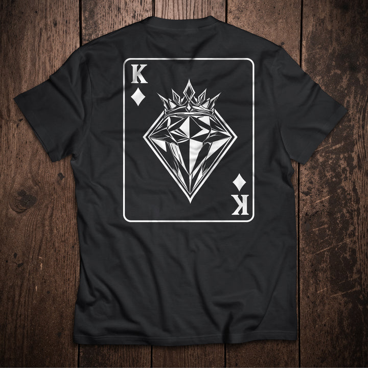 King of Diamonds tattoo-flash design, Ink & Thread