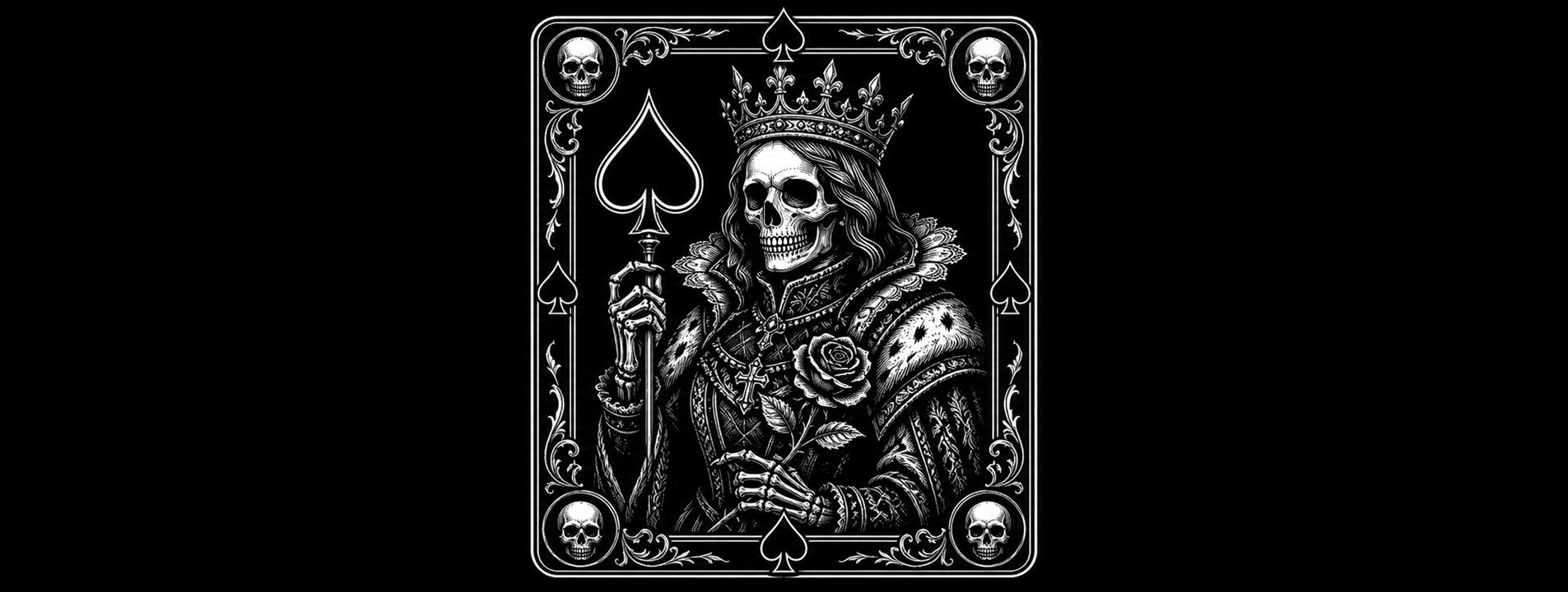 Hero image for the Queen of Spades meaning article, Ink & Thread
